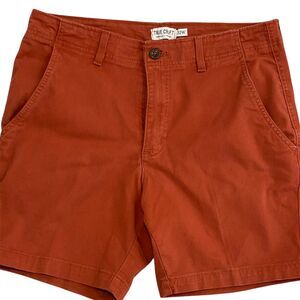 True Craft Men's Shorts utility  Rust Orange Size 32W Originals 7in Inseam